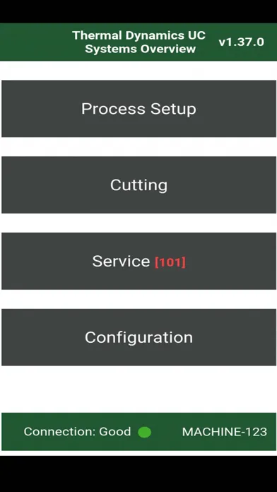 TD UC System Interface Screenshots