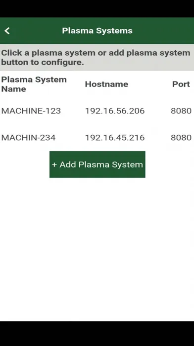TD UC System Interface Screenshots