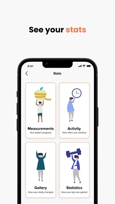Pump Gym & Fitness Tracker App Screenshots