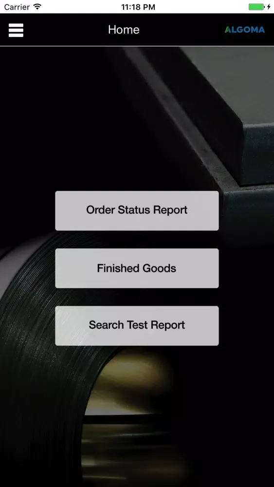 تصاویر Algoma Order Status Report