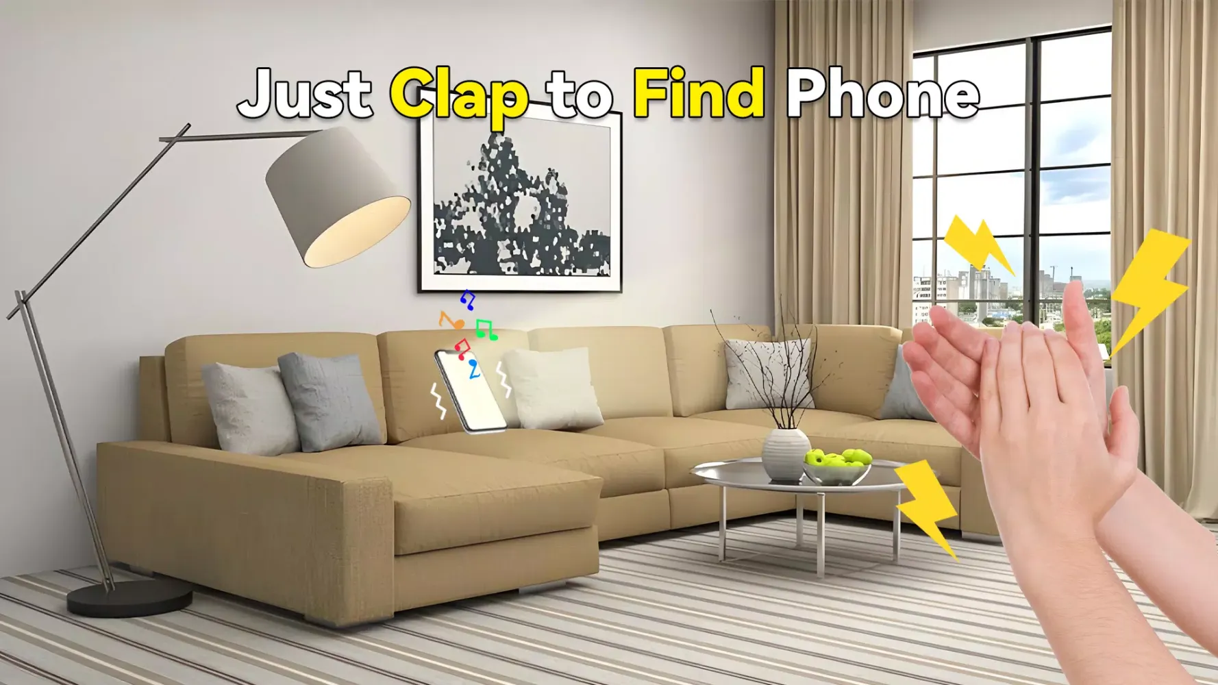 Find Phone by Clap, Whistle Screenshots