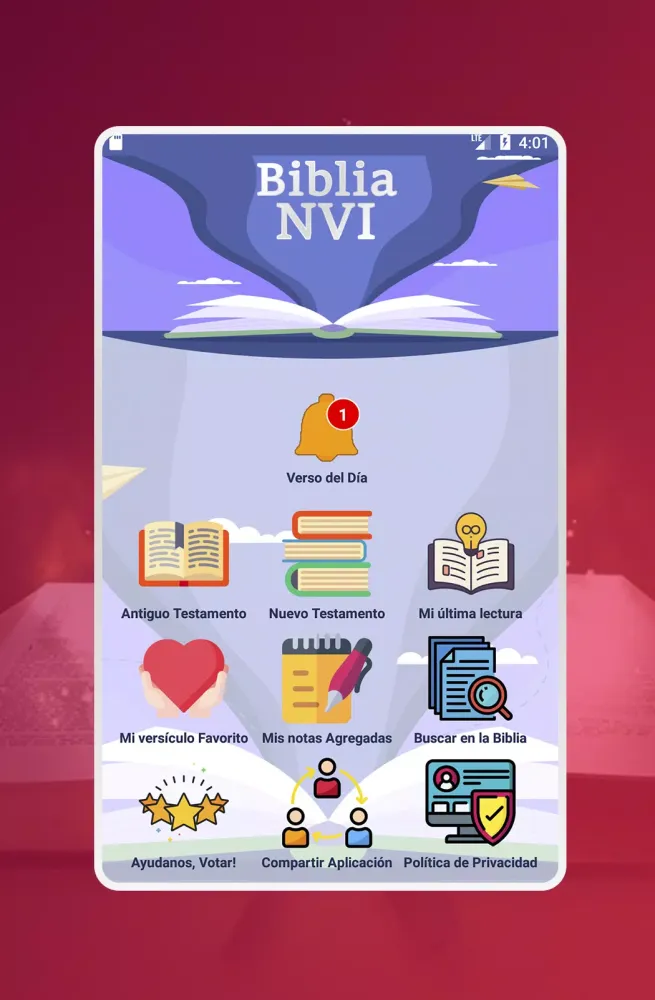 Capturas de tela do Biblia NVI