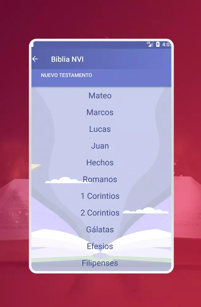 Capturas de tela do Biblia NVI