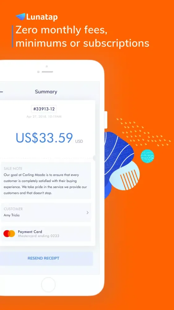 Lunatap for Stripe स्क्रीनशॉट