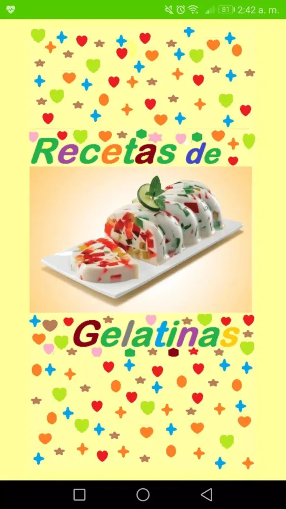 Recetas de Gelatinas应用截图