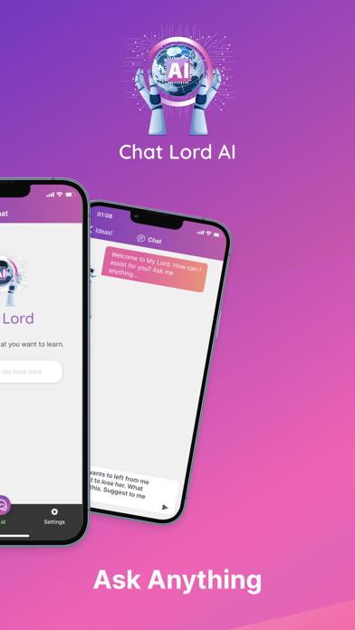 Chatlord AI - Ask AI Chatbot स्क्रीनशॉट