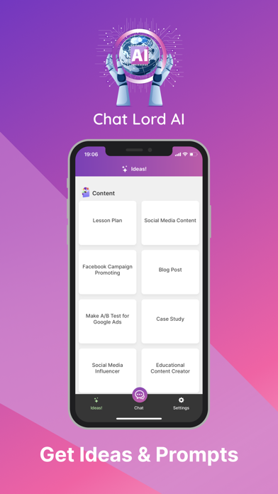 Chatlord AI - Ask AI Chatbot स्क्रीनशॉट