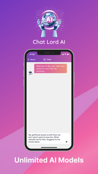 Chatlord AI - Ask AI Chatbot स्क्रीनशॉट