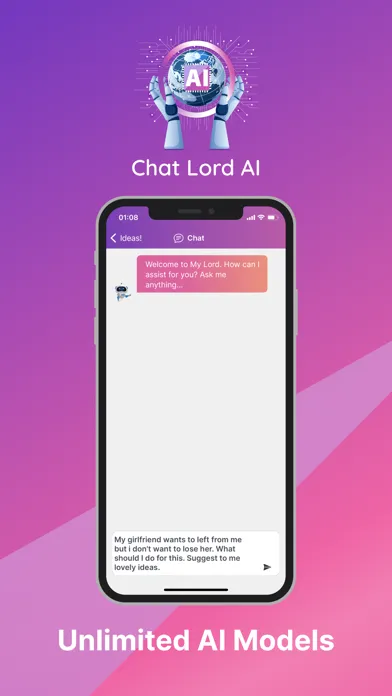 Captures d'écran de Chatlord AI - Ask AI Chatbot