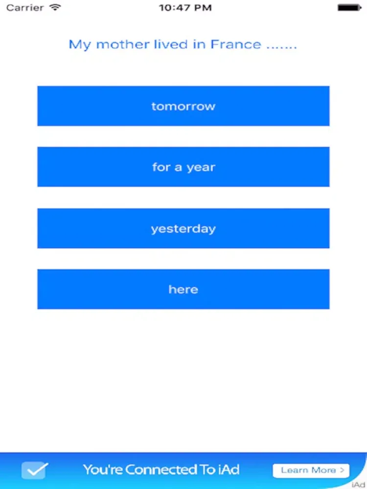 GrammarQuiz iPad  স্ক্রিনশট