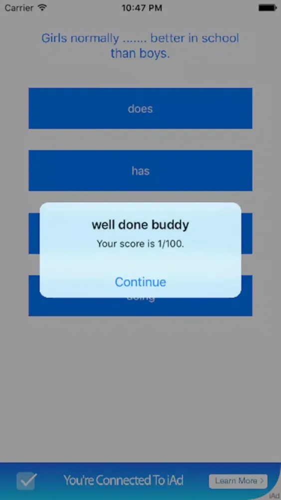 GrammarQuiz স্ক্রিনশট