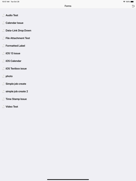 WorkMobile iPad  سکرین شاٹس
