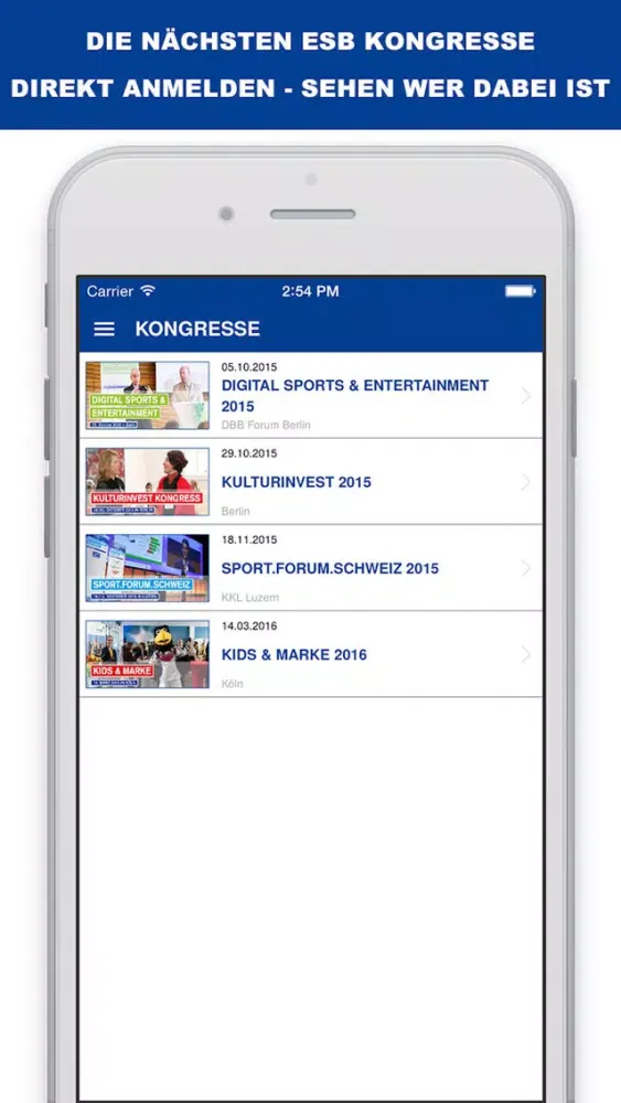 ESB Marketing Netzwerk Screenshots