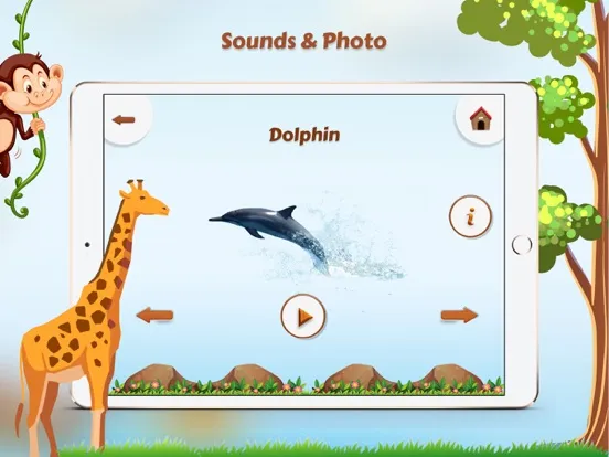 Animal Sounds with Photo iPad  스크린샷