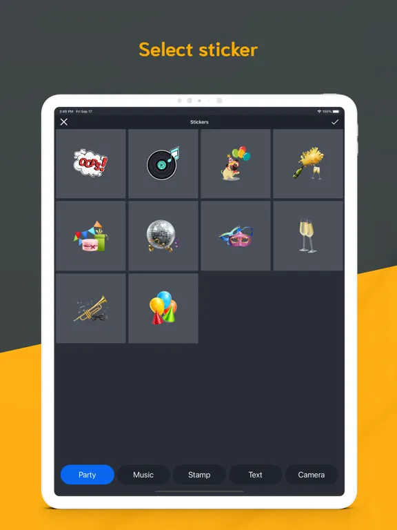 Animated Watermark on Video iPad 應用截圖