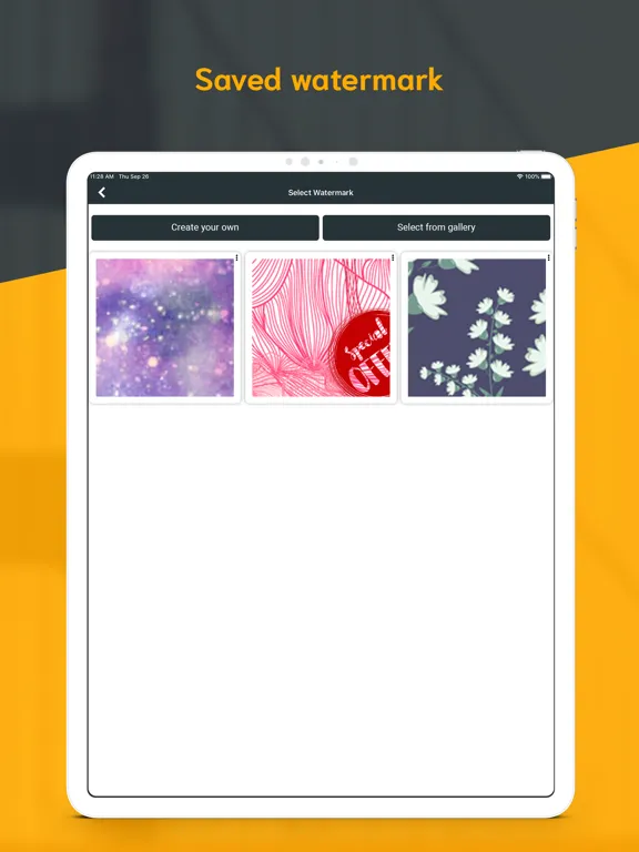 Animated Watermark on Video iPad 應用截圖
