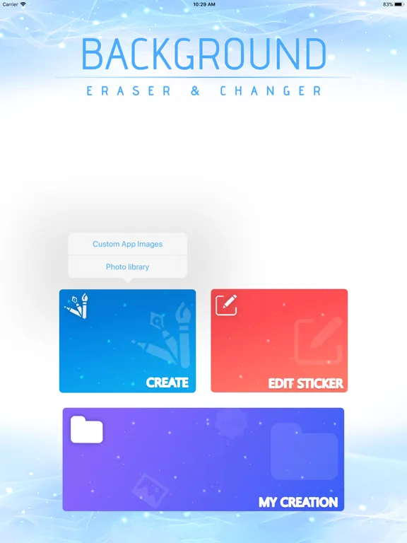 Tangkapan skrin Background Eraser & Changer iPad 