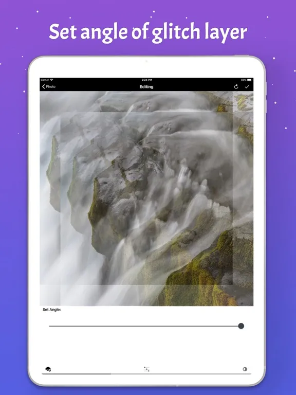 Glitch Photo Effect Maker iPad 应用截图