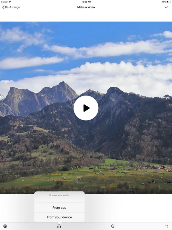 ภาพหน้าจอของ Photo Video Maker for Status iPad 
