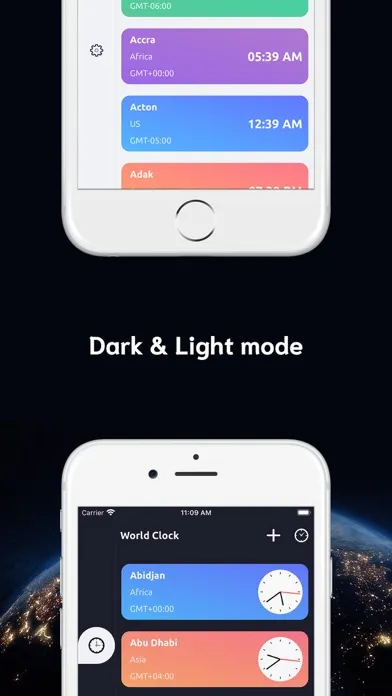 World Clock with Widget 스크린샷