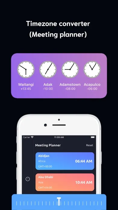 World Clock with Widget 스크린샷