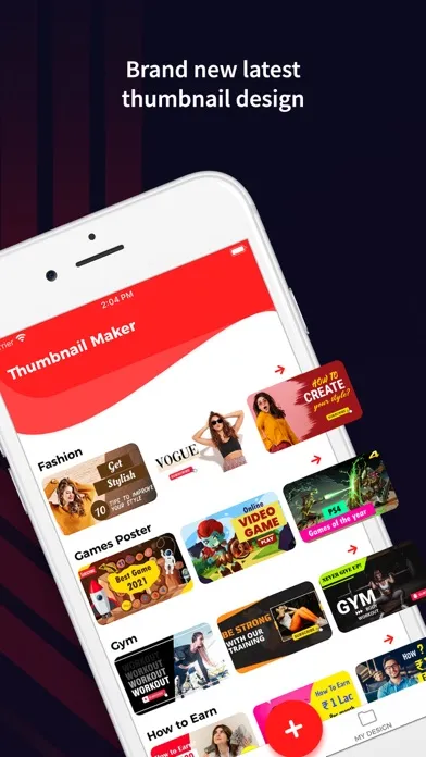 Captures d'écran de YT Thumbnail Maker