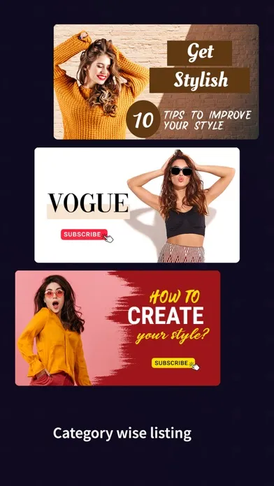 Captures d'écran de YT Thumbnail Maker