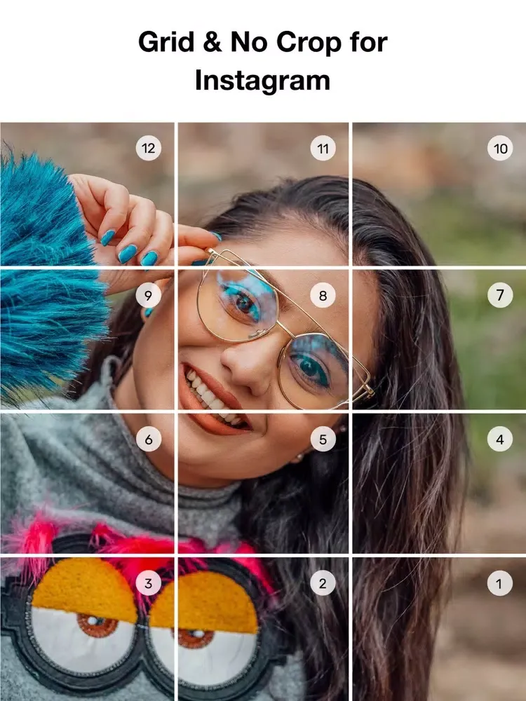 Grid & No Crop for Instagram iPad  Screenshots