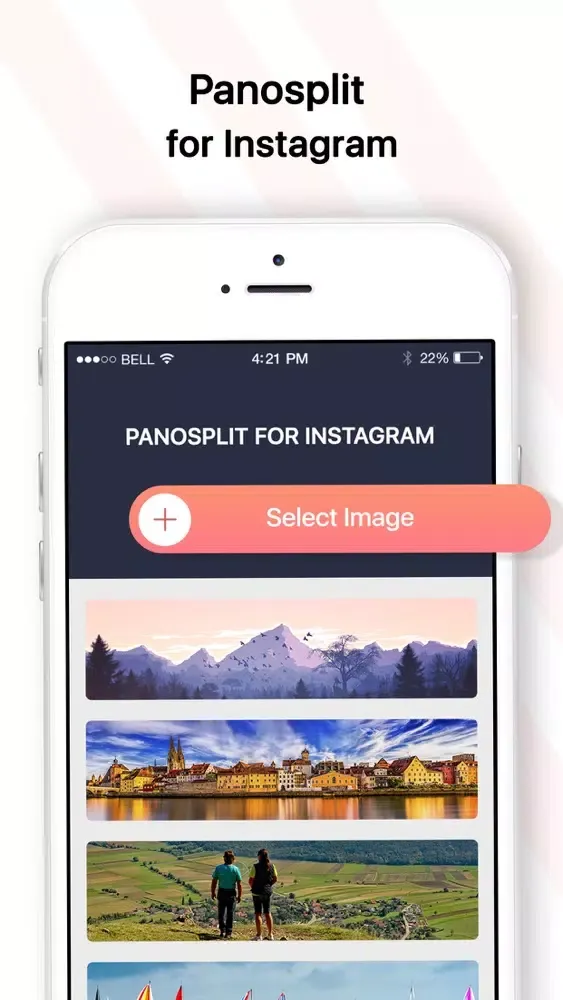 Tangkapan layar PanoSplit for insta
