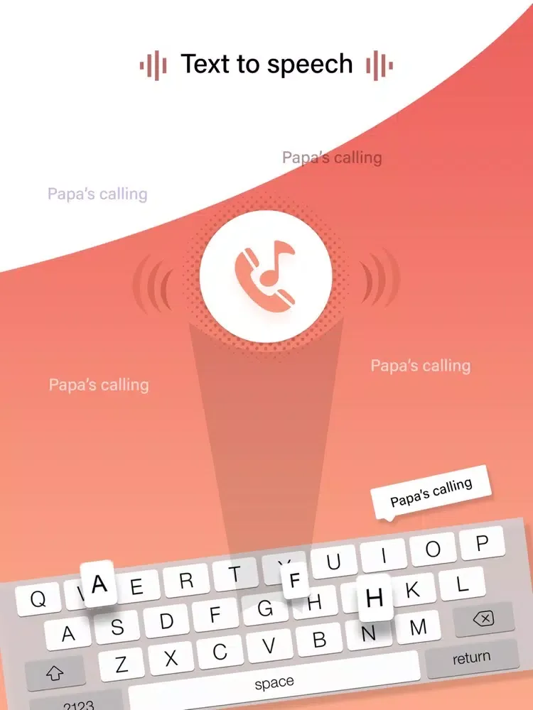 Capturas de pantalla de Text to Speech Ringtone Maker iPad 