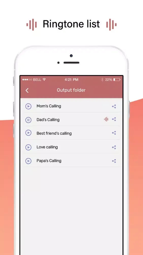 Capturas de pantalla de Text to Speech Ringtone Maker