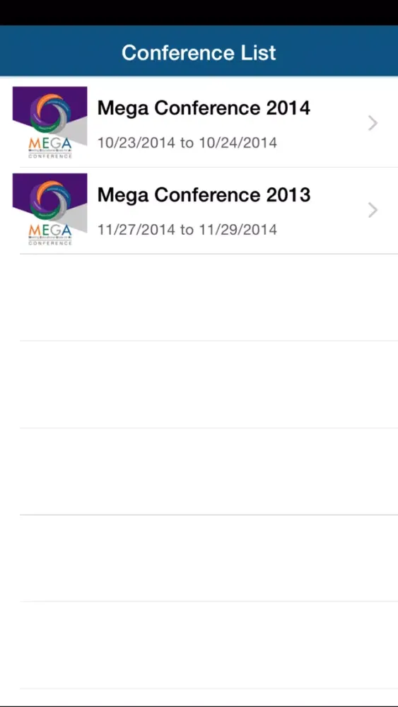 ESC20 Conferences Screenshots