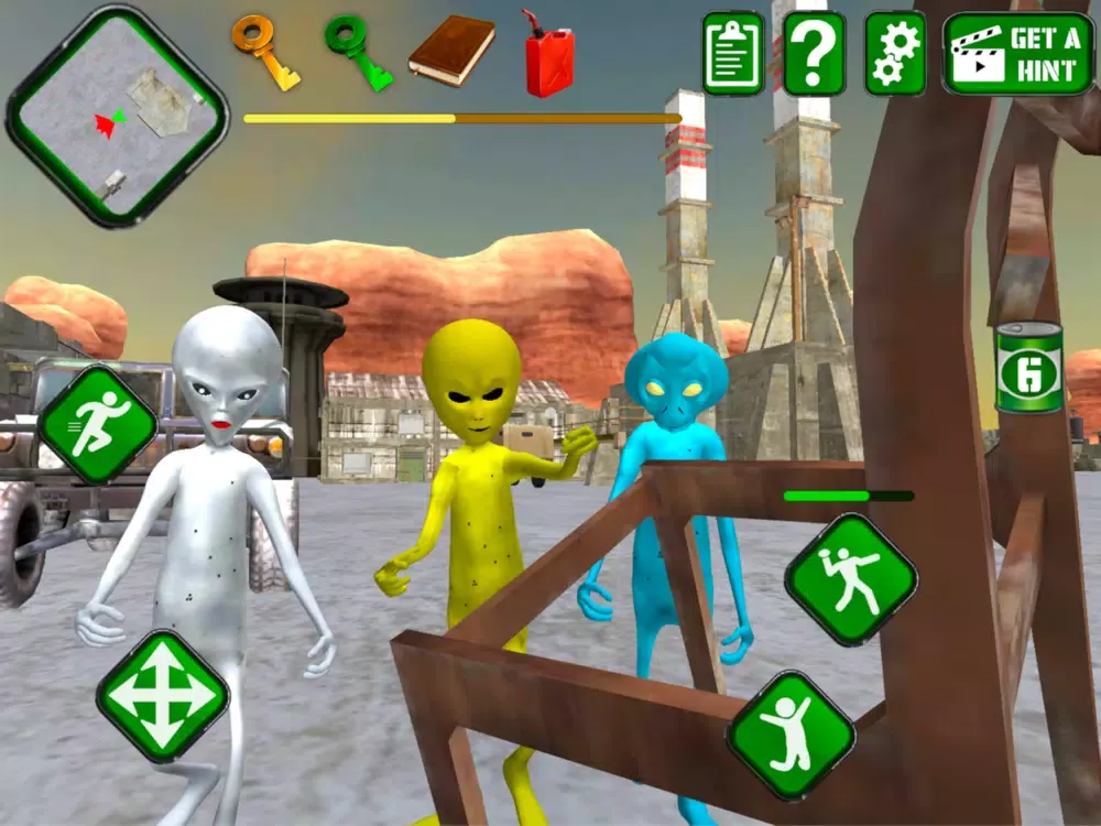 Alien Escape in Area 51 iPad  Screenshots