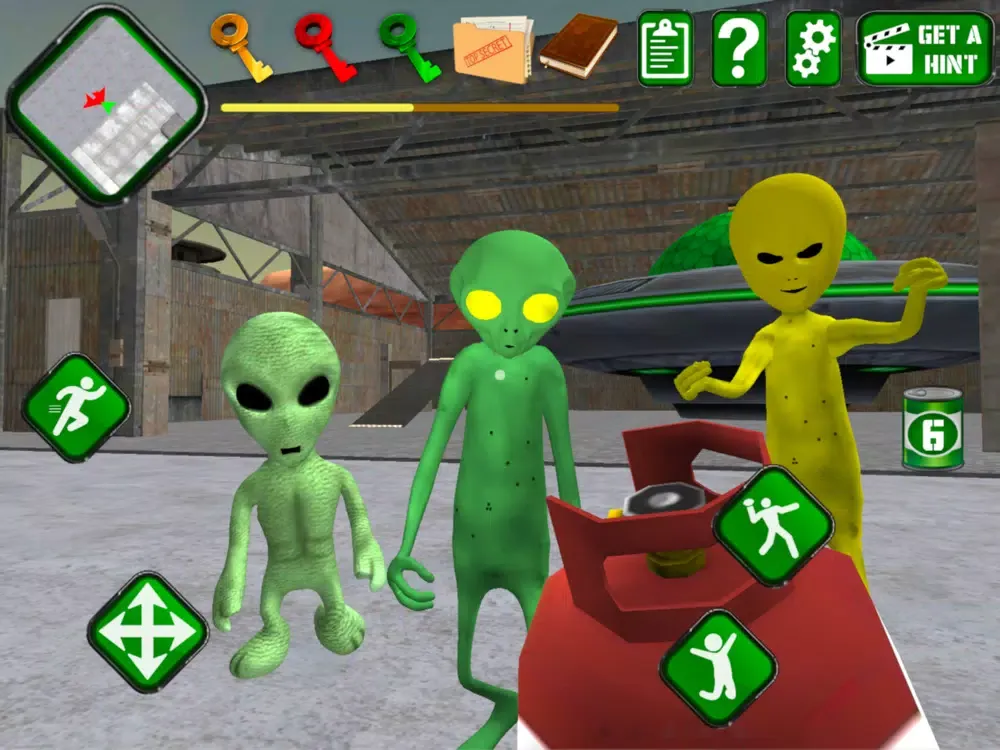 Alien Escape in Area 51 iPad  Screenshots