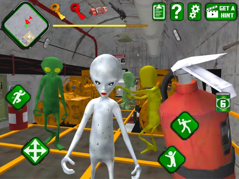 Alien Escape in Area 51 iPad  Screenshots