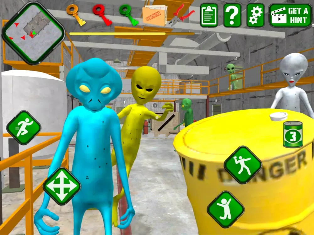 Alien Escape in Area 51 iPad  Screenshots