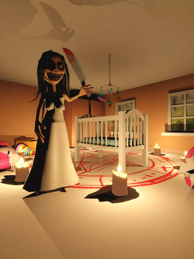 Capturas de tela do Granny Momo Escape House