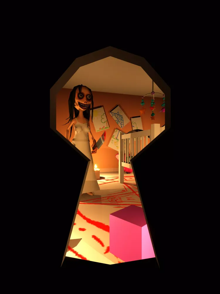 Capturas de tela do Granny Momo Escape House