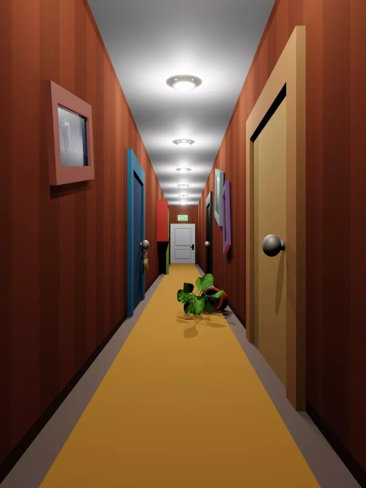 Capturas de tela do Granny Momo Escape House