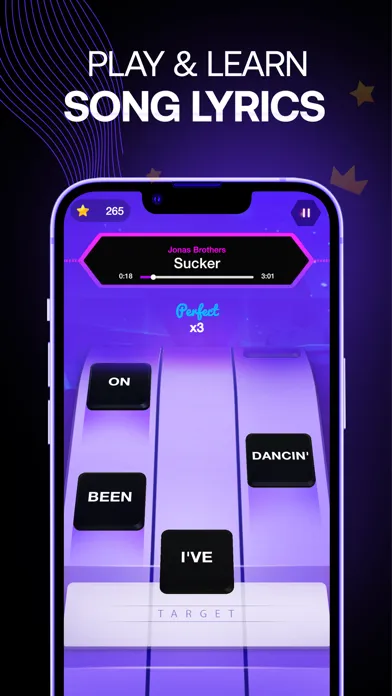 Capturas de pantalla de Lyrics Star・Song Lyrics Tiles
