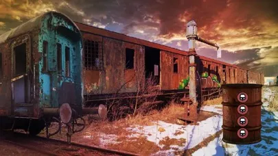 Screenshot di Abandoned Train Treasure Escape