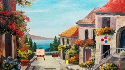 ภาพหน้าจอของ Seaside Painter Villa Escape