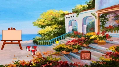 ภาพหน้าจอของ Seaside Painter Villa Escape