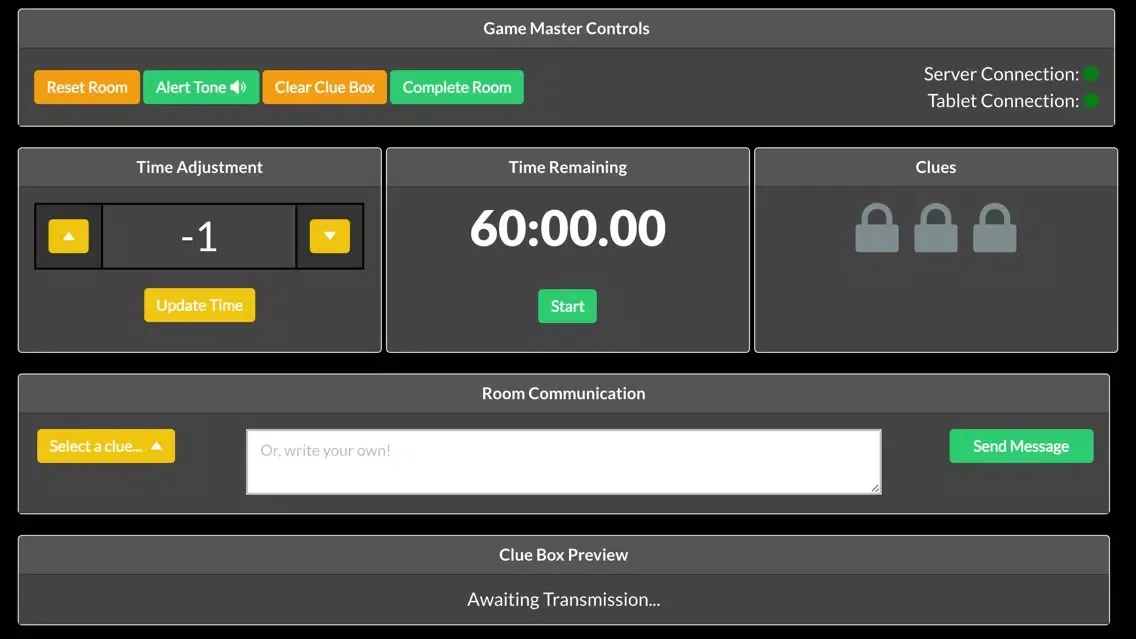 Zrzuty ekranu Escape Room Master Live View