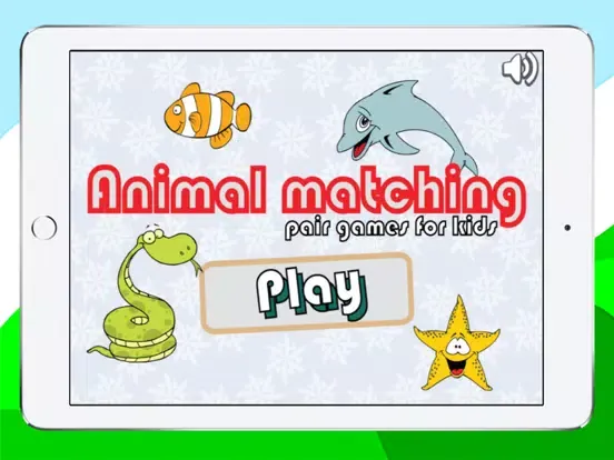 Animal match pairs games - improve memory for kids iPad  Screenshots