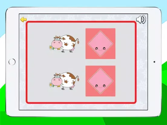 Animal match pairs games - improve memory for kids iPad  Screenshots