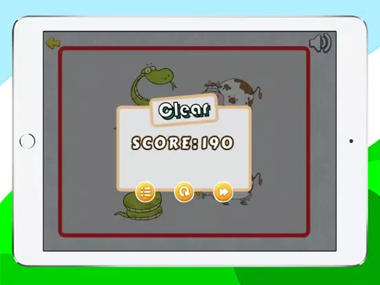 Animal match pairs games - improve memory for kids iPad  Screenshots