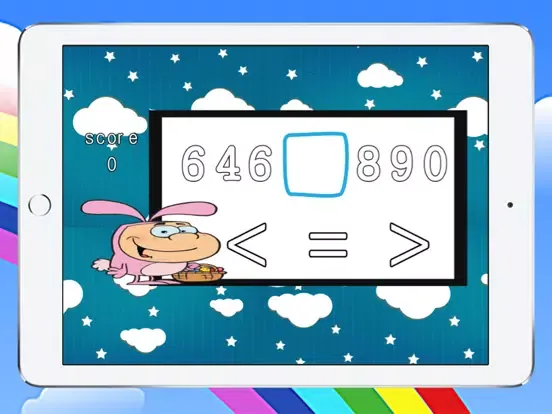 Capturas de pantalla de Comparing numbers basic math learning game for kids iPad 