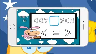 Capturas de pantalla de Comparing numbers basic math learning game for kids