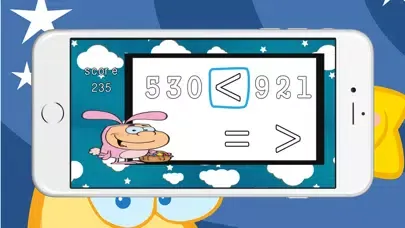 Capturas de pantalla de Comparing numbers basic math learning game for kids
